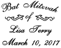 ALS script with Bat Mitzvah of